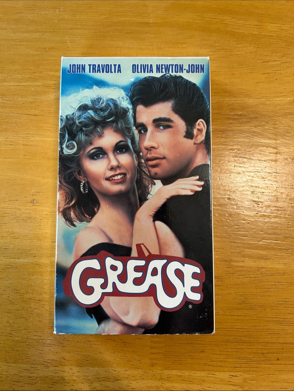 VHS Grease with John Travolta and Olivia Newton-John